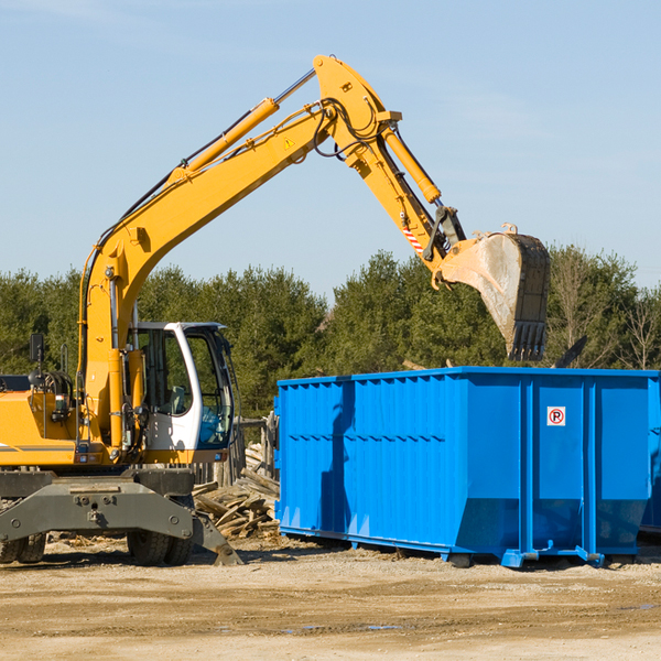 is there a minimum or maximum amount of waste i can put in a residential dumpster in Mocksville NC